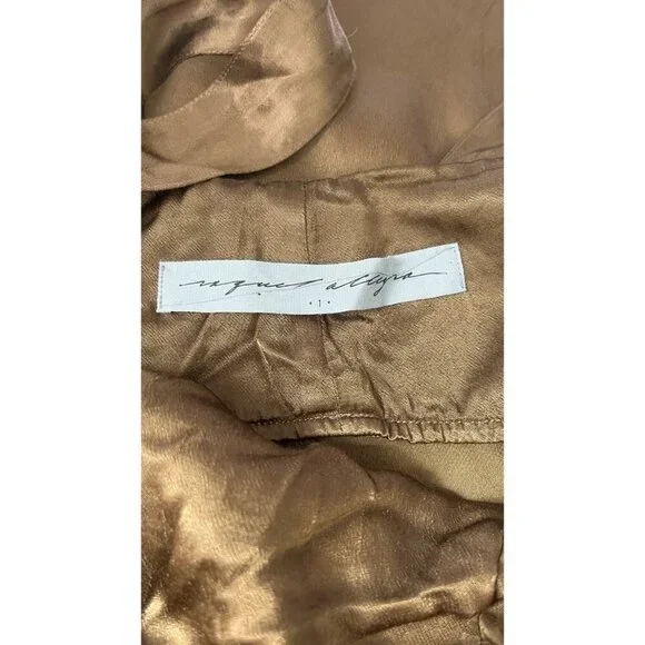 RAQUEL ALLEGRA SILK SLIP DRESS 6 - Picture 6 of 7